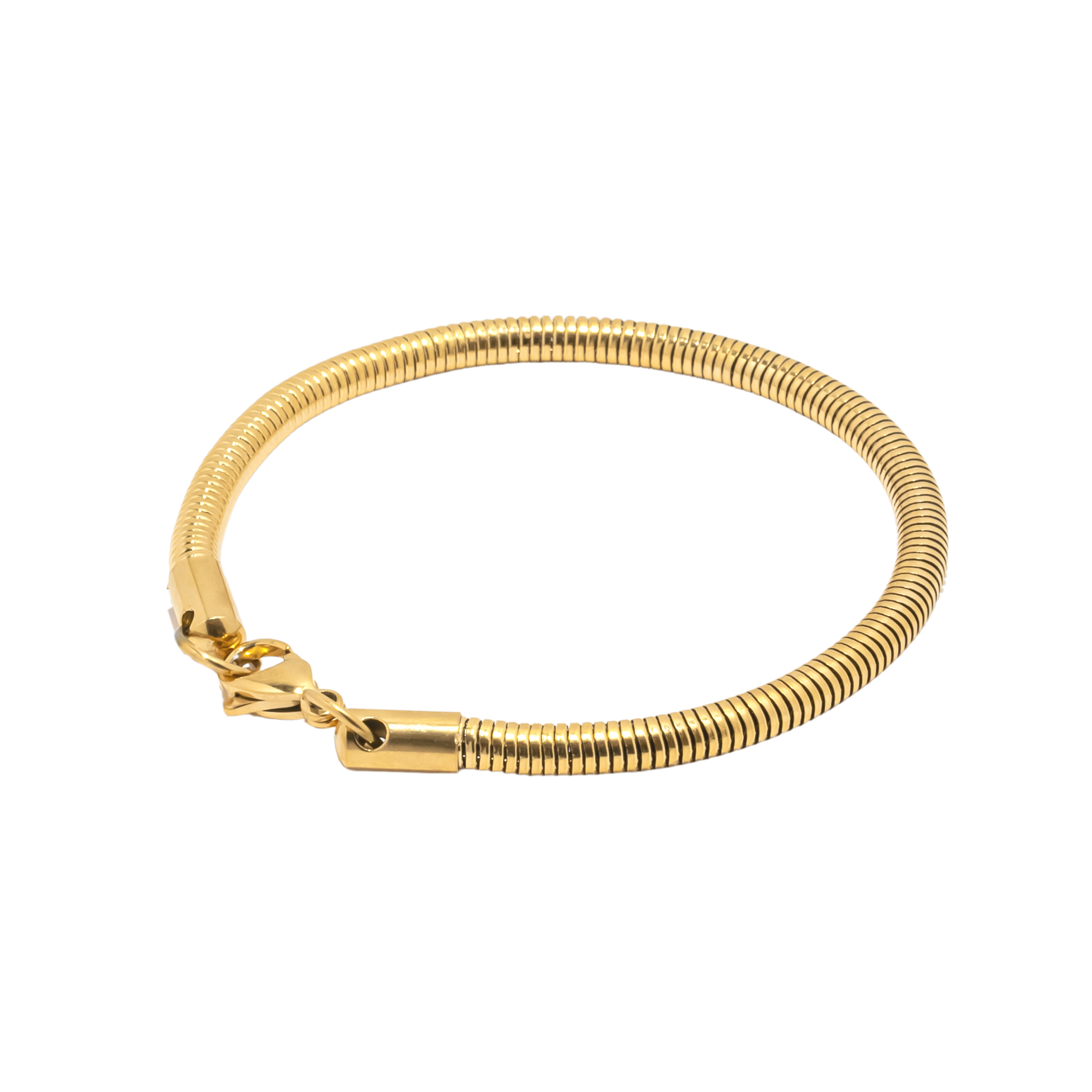 Snake Bracelet (Gold) 4MM – Aricci London